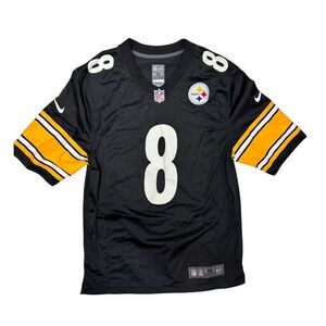 Nike Pittsburgh Steelers Kenny Pickett 8 NFL Jersey Mens Medium Black Football